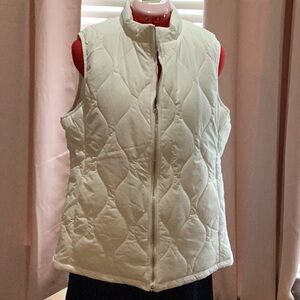 Unbranded White Sleeveless Puffer Jacket